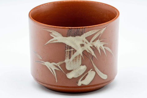 Japanese Teacup - 亮泉 朱泥 Tsutsu-gata Tokoname-yaki Yunomi - 115ml