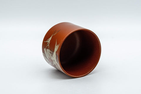 Japanese Teacup - 亮泉 朱泥 Tsutsu-gata Tokoname-yaki Yunomi - 115ml