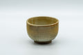Japanese Teacups - Set of 3 Hare's Fur Glazed Wan-nari Yunomi - 100ml - a single teacup, front view