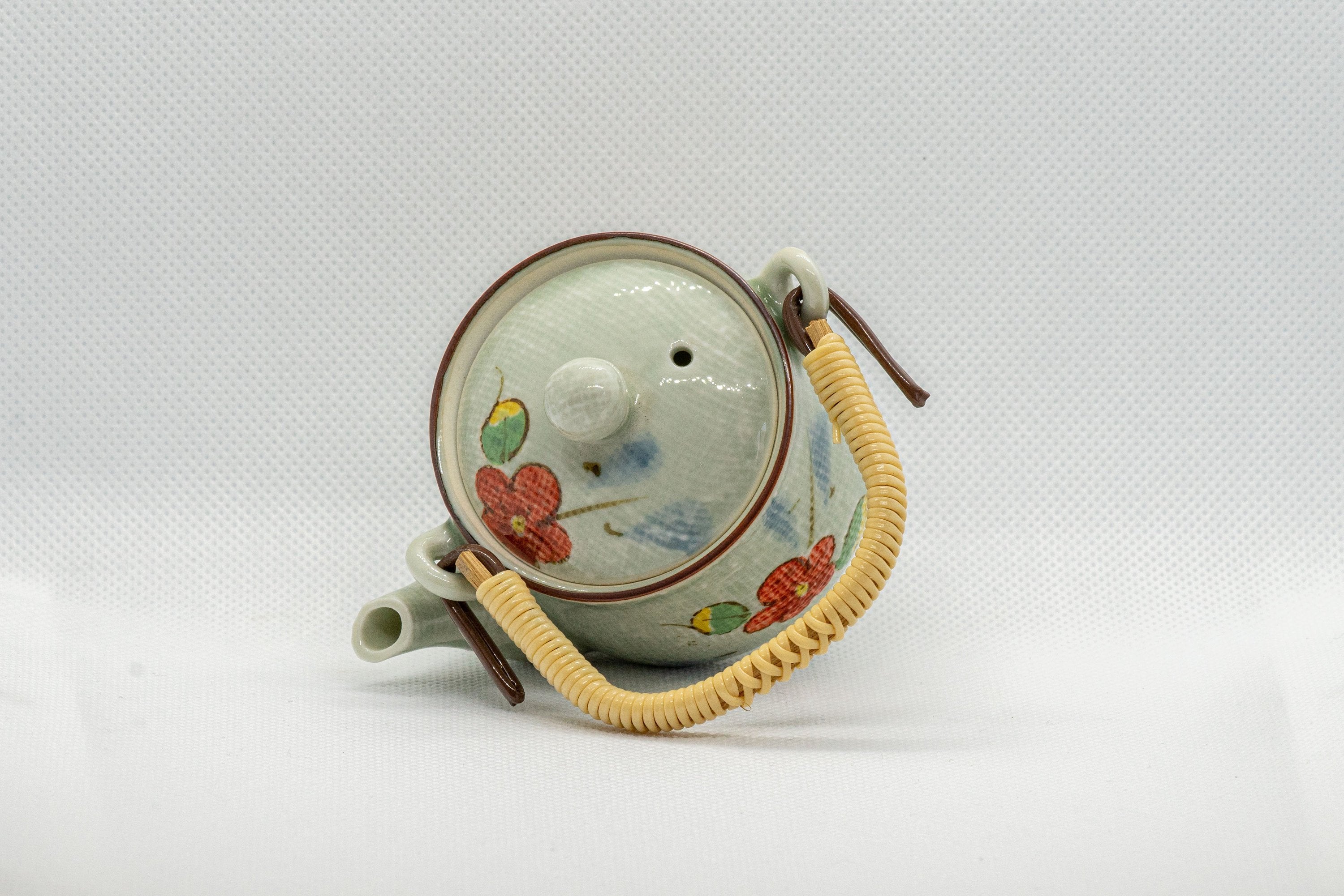 Japanese Dobin - Small Floral Top-handle Teapot - 90ml - Tezumi