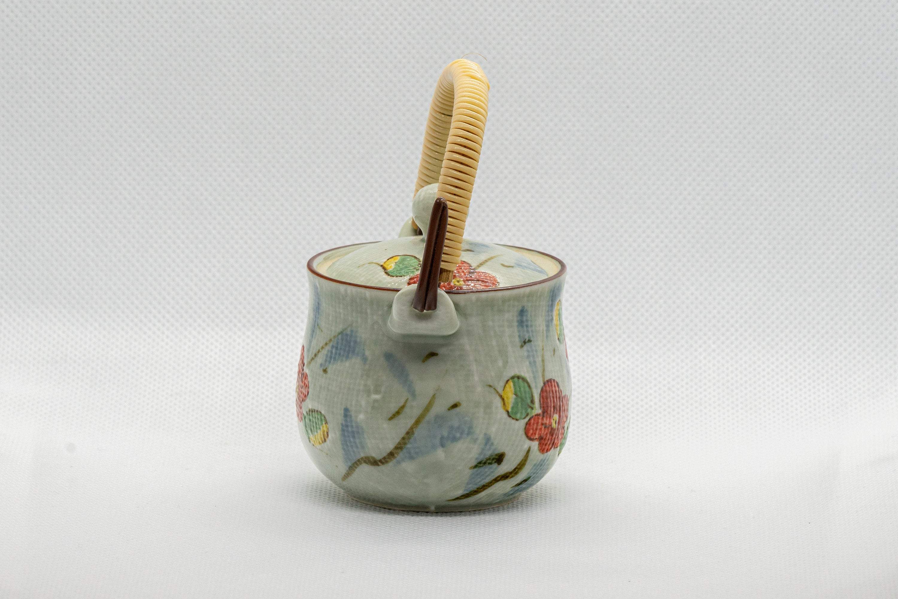 Japanese Dobin - Small Floral Top-handle Teapot - 90ml - Tezumi