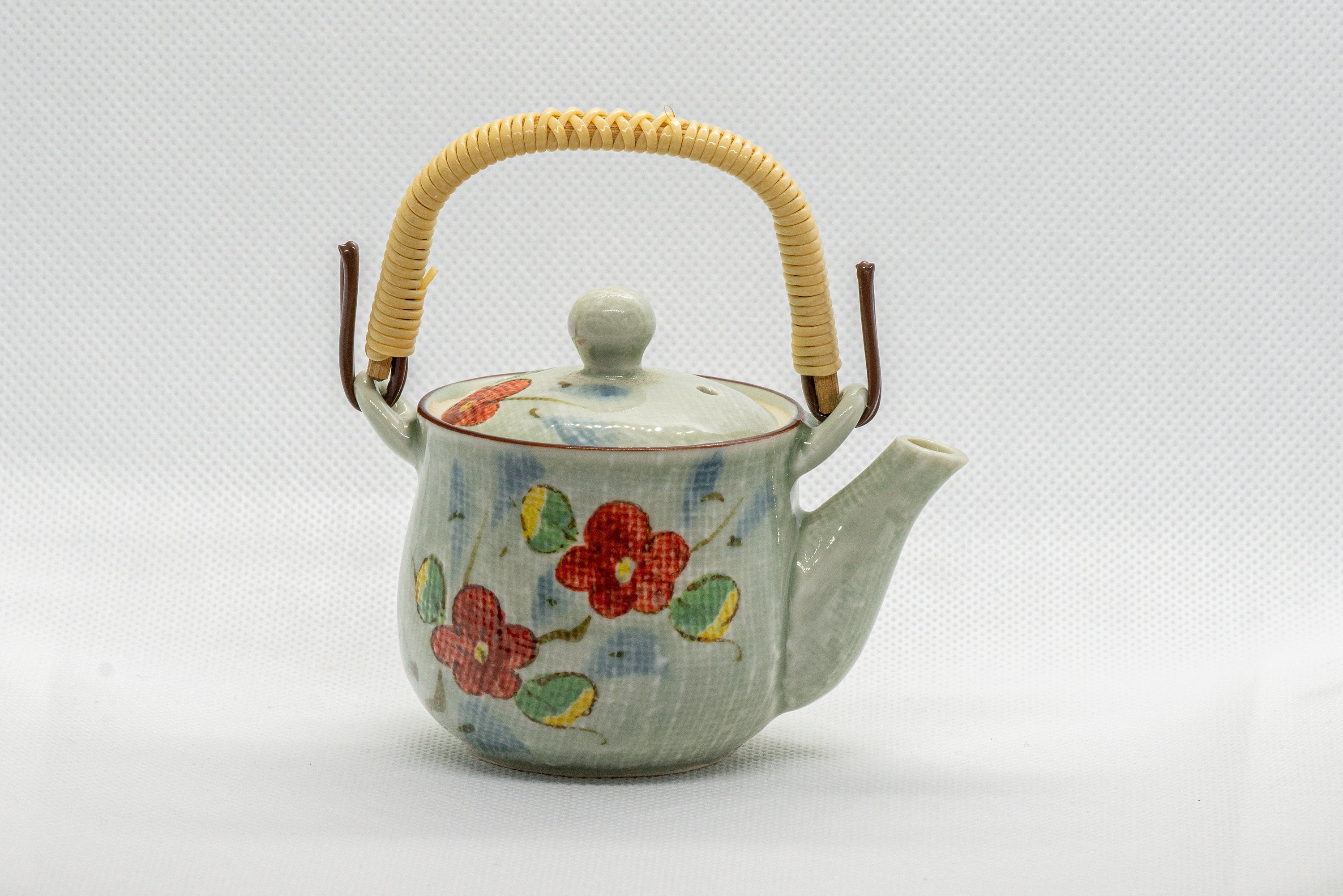 Japanese Dobin - Small Floral Top-handle Teapot - 90ml - Tezumi