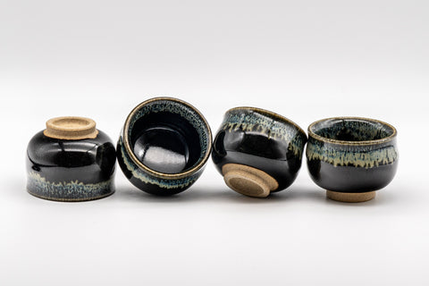 Japanese Tea Set - 桂山窯 Arita-yaki Houhin, Yuzamashi, and 4 Senchawan - 200ml - Tezumi