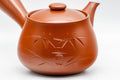 Tezumi — Japanese Tea Set - Tokoname-yaki Nasu-gata Debeso Kyusu with 5 Yunomi - 300ml — closeup of a single piece
