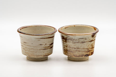 Tezumi — Japanese Tea Set - Hakeme Do-ake Houhin with 2 Senchawan - 130ml — closeup of the decoration