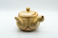 Tezumi — Japanese Tea Set - 夙山 Nasu-gata Do-ake Kyusu with 3 Yunomi - 575ml — the teapot in three-quarter view