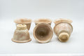 Tezumi — Japanese Tea Set - 萩焼 Hagi-yaki Houhin-style Do-ake Kyusu with 6 Senchawan - 450ml — closeup of a single piece