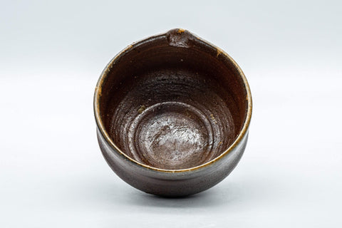 Tezumi — Japanese Katakuchi - Dojimari-gata Water Cooler - 175ml — tipped to show the interior