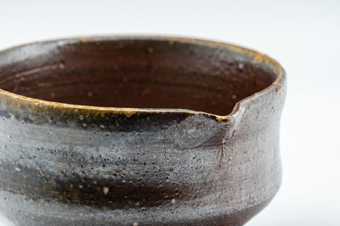 Tezumi — Japanese Katakuchi - Dojimari-gata Water Cooler - 175ml — closeup of the glaze