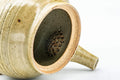 Tezumi — Japanese Tea Set - Speckled Olive Green Kyusu with 5 Yunomi - 350ml — the cups viewed from above