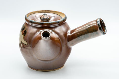 Japanese Tea Set - Glazed Kyusu with 5 Yunomi - 400ml - Tezumi