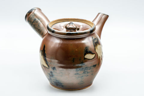 Japanese Tea Set - Glazed Kyusu with 5 Yunomi - 400ml - Tezumi