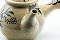 Tezumi — Japanese Kyusu - Large Floral Nasu-gata Do-ake Teapot - 900ml — interior view showing the filter