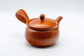 Japanese Kyusu - まみや Tokoname-yaki Teapot - 380ml - view of the teapot from the opposite side