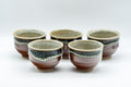 Tezumi — Japanese Tea Set - Maru-gata Do-ake Kyusu with 5 Yunomi — closeup of a single piece