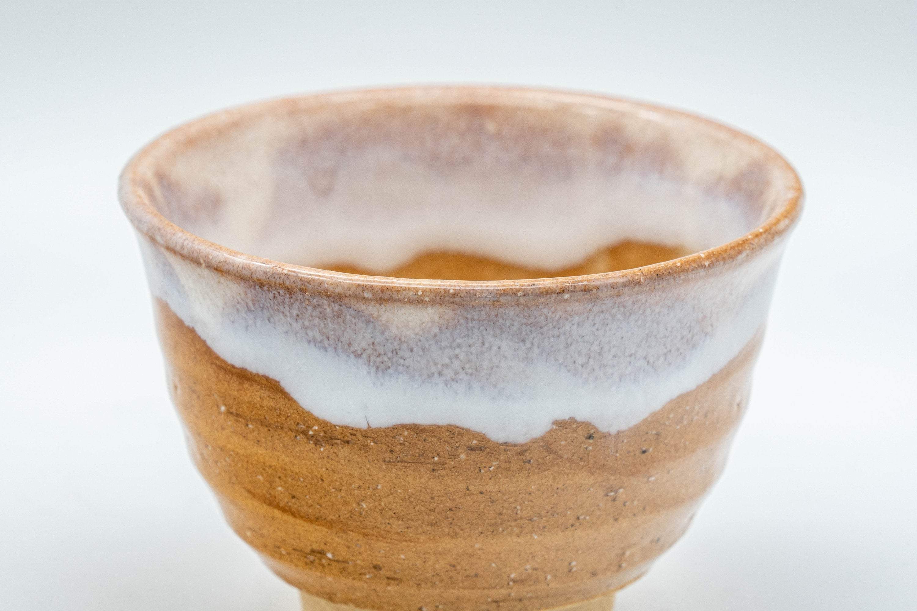 Japanese Tea Set - 萩殿窯 Hagi-yaki Houhin-style Do-ake Kyusu with 5 Senchawan - 450ml - Tezumi