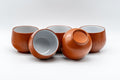 Japanese Tea Set - 雲仙窯 Calligraphy Tokoname-yaki Debeso Kyusu with 5 Yunomi - Tezumi