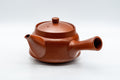 Tezumi — Japanese Tea Set - Plum Blossoms Tokoname-yaki Debeso Kyusu, Kashiki, and 5 Yunomi — the matching cups grouped together
