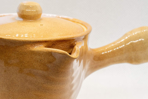 Japanese Kyusu - Houhin-style Hagi-yaki Do-ake Teapot - 300ml - Tezumi