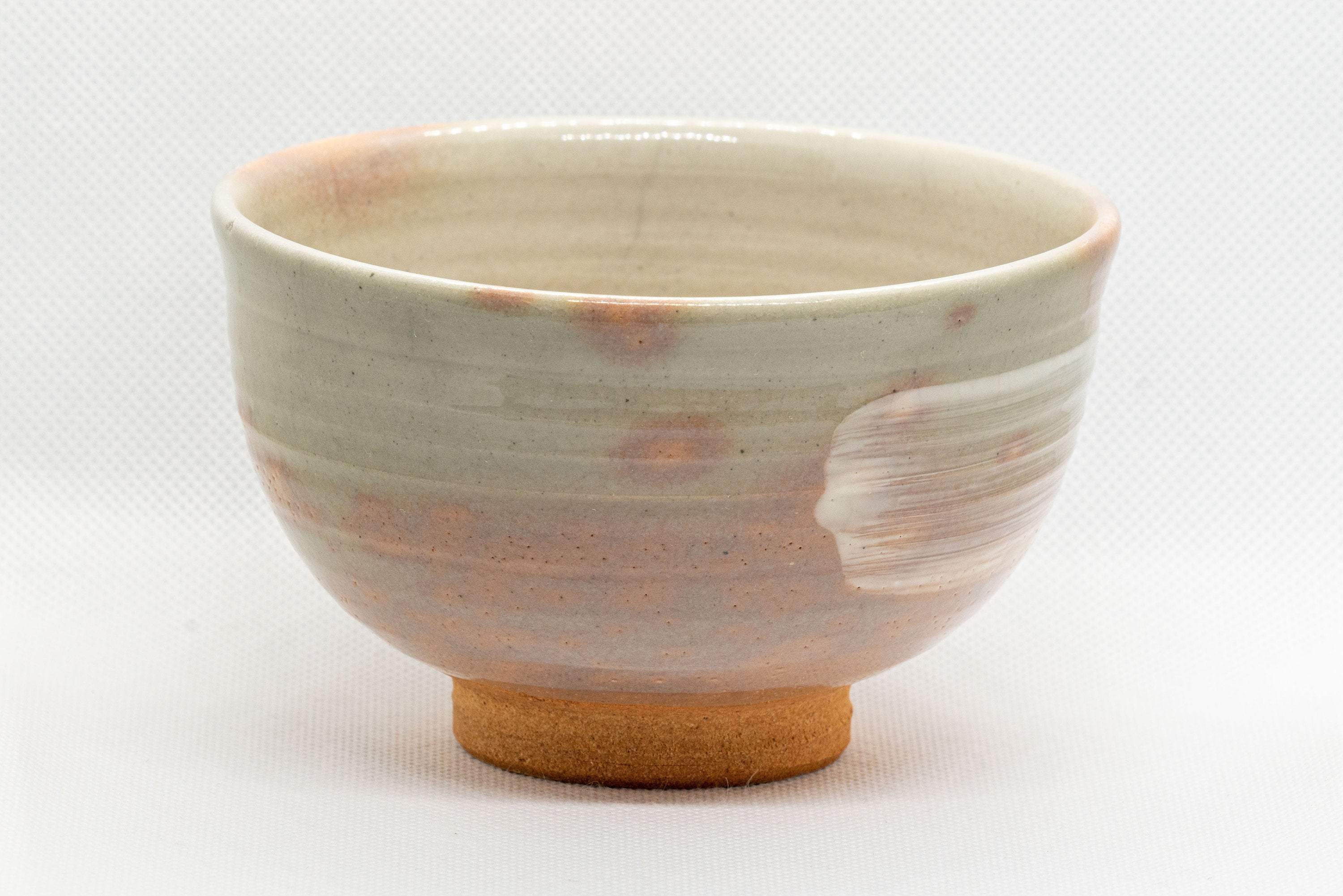 Japanese Matcha Bowl - Shigaraki-yaki Gohonte Wan-nari Chawan - Nishio Kashu - Tezumi