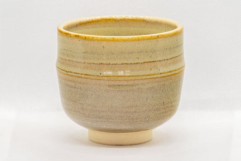 Japanese Matcha Bowl - 赤膚山 Akiyama Kiln Tsutsu-gata Akahada-yaki Chawan - 475ml