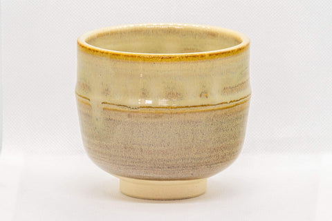 Japanese Matcha Bowl - 赤膚山 Akiyama Kiln Tsutsu-gata Akahada-yaki Chawan - 475ml