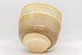 Japanese Matcha Bowl - Akiyama Kiln Tsutsu-gata Akahada-yaki Chawan - 475ml - lower side view showing the tapered foot