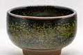 Tezumi — Japanese Teacups - Set of 5 Tenmoku Glazed Guinomi - 50ml — closeup of the glaze