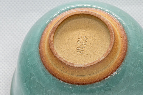 Japanese Teacup - Tachikichi (橘吉) Robin's Egg Blue Celadon Yunomi - 160ml