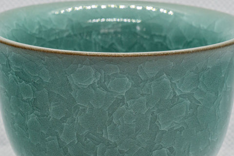 Japanese Teacup - Tachikichi (橘吉) Robin's Egg Blue Celadon Yunomi - 160ml