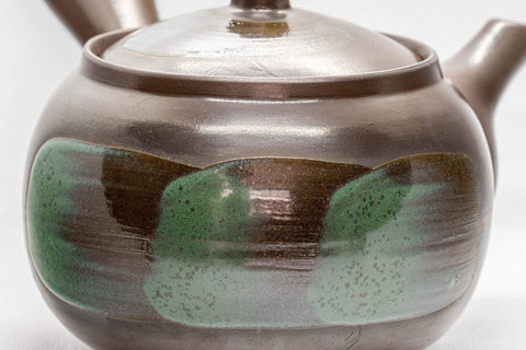 Japanese Kyusu - Hakeme Banko-yaki Teapot - 360ml - Tezumi