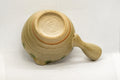 Tezumi — Japanese Yuzamashi - Beige Left-handed Water Cooler - 150ml — closeup of the glaze