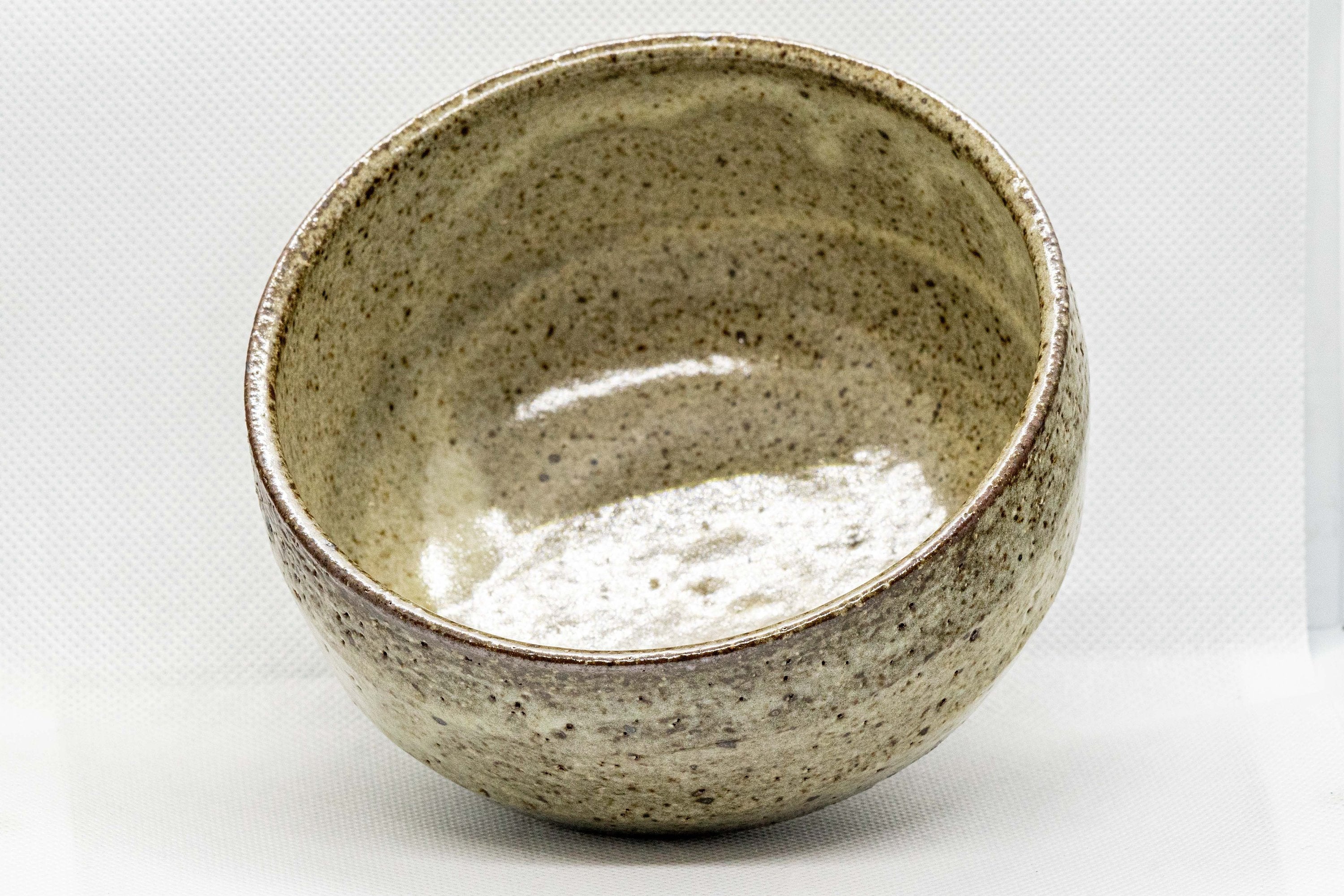 Japanese Matcha Bowl - Mino-yaki hantsutsu-gata chawan - 400ml - Thumbnail 3