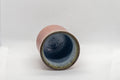 Japanese Teacup - Tsutsu-gata Yunomi - 160ml - top-down view showing the blue drip-glazed interior