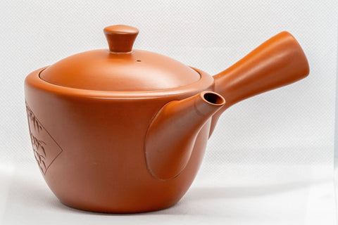Japanese Kyusu - 煌堂 Koudo Morita Kanji Bamboo Tokoname-yaki Debeso Teapot - 480ml