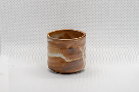 Japanese Teacup - Shine Glazed Tsutsu-gata Guinomi - 55ml