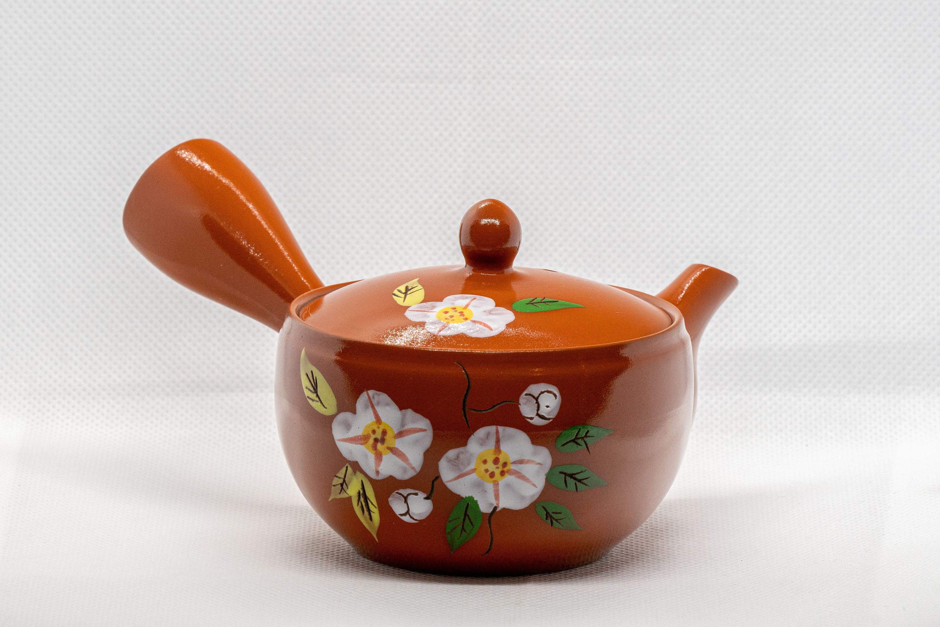 Japanese Kyusu - Plum Blossom Tokoname-yaki Teapot - 170ml - Tezumi