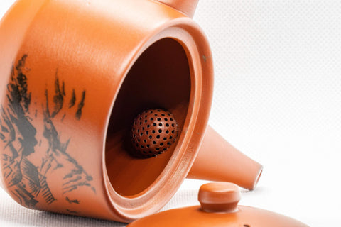 Japanese Kyusu - Mountainous Tokoname-yaki Debeso Teapot - 280ml - Tezumi