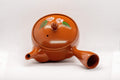 Tezumi — Japanese Kyusu - Peach Blossoms Tokoname-yaki Teapot - 170ml — top-down view of the lid