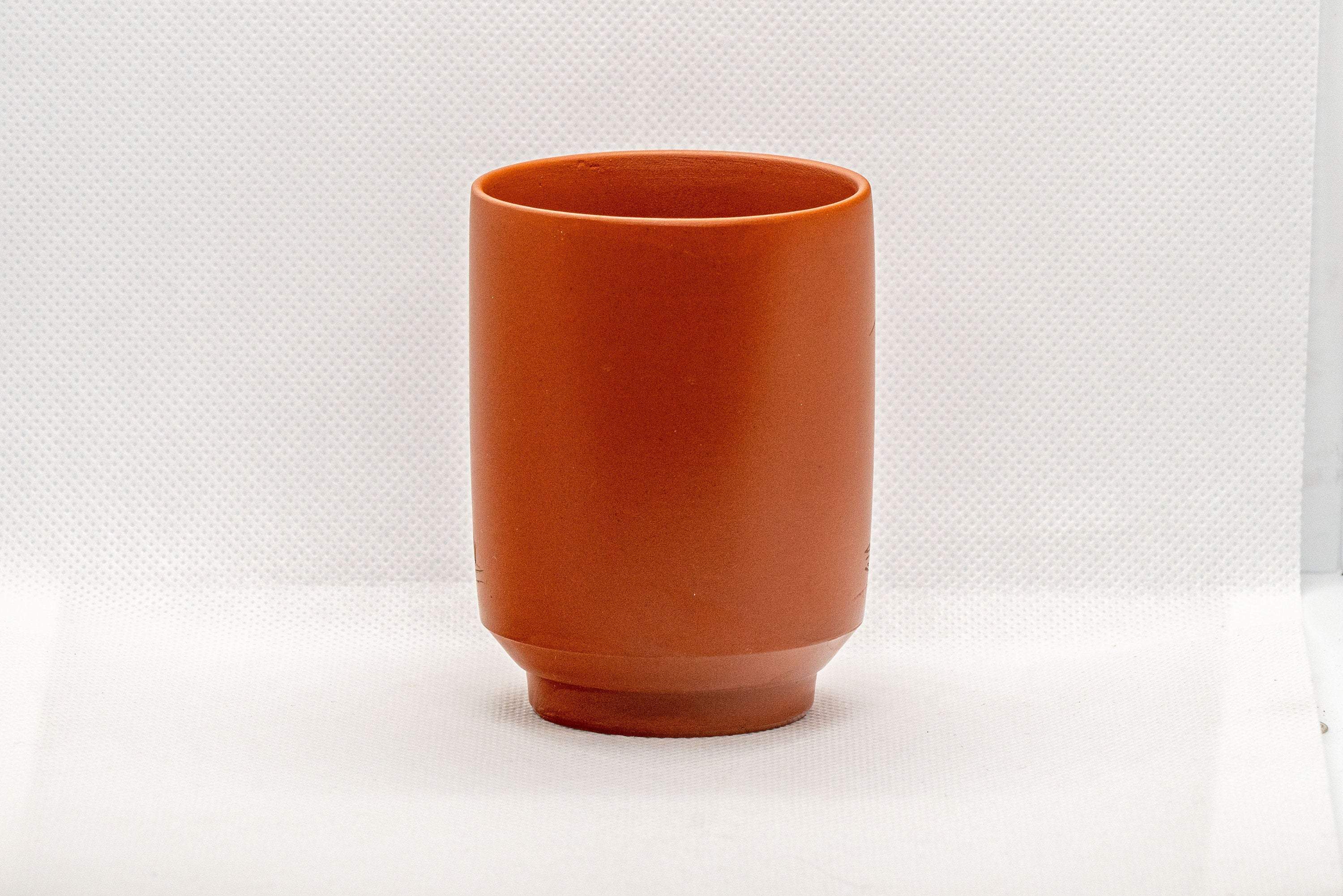 Japanese Teacup - いわぎん Iwagin Tsutsu-gata Tokoname-yaki Yunomi - 150ml - Thumbnail 5