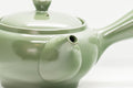 Japanese Kyusu - Green Tokoname Maple Leaf Momiji Obi-ami Teapot - 350ml - Tezumi