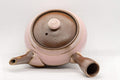 Japanese Kyusu - Pink Ash Glazed Banko-yaki Teapot - 210ml - Tezumi