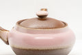 Japanese Kyusu - Pink Ash Glazed Banko-yaki Teapot - 210ml - Tezumi