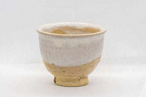Japanese Teacup - White Glazed Hagi-yaki Yunomi - 125ml