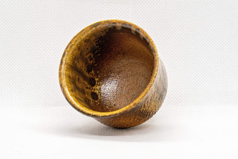 Japanese Teacups - Set of 4 Tochiri Brown Senchawan - 75ml