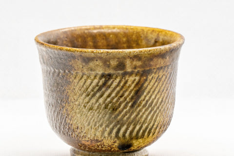 Japanese Teacups - Set of 4 Tochiri Brown Senchawan - 75ml