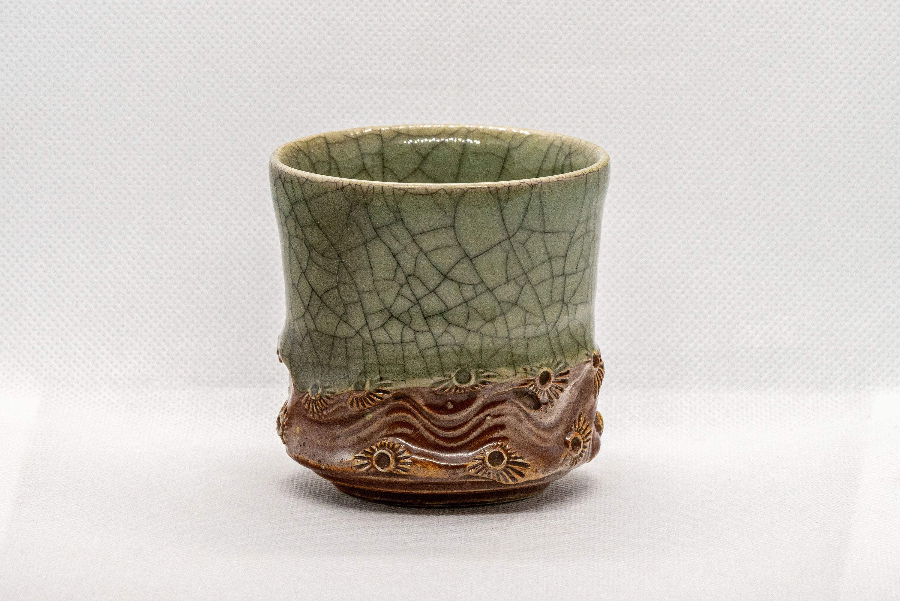 Japanese Teacup - Celadon Yunomi - 140ml - Thumbnail 2