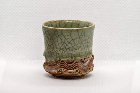 Japanese Teacup - Celadon Yunomi - 140ml - Tezumi