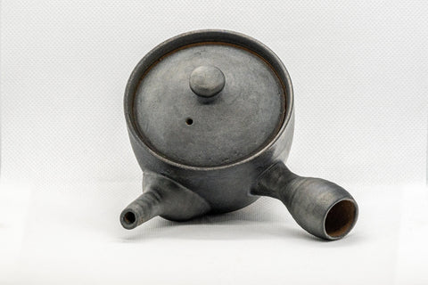 Japanese Kyusu - Matte Black Soko-ami Teapot - 175ml - Tezumi