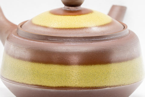 Japanese Kyusu - Hakeme Banko-yaki Teapot - 380ml - Tezumi